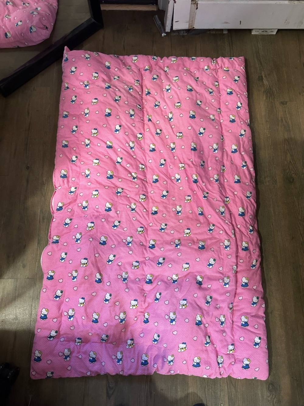 Hello Kitty Pink Polka Dot Kids Comforter